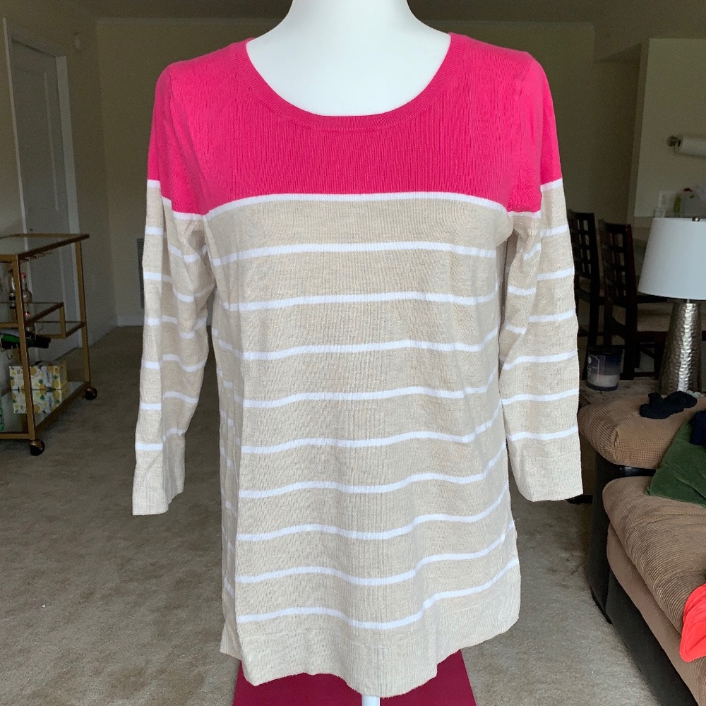 Banana Republic Striped Knit Top
